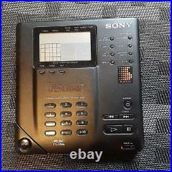 SONY D-350 CD Walkman portable CD player operation unconfirmed JUNK