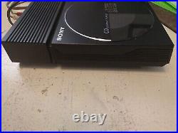 SONY D-50 AC-D50 Black Portable CD Player Plays CD from japan