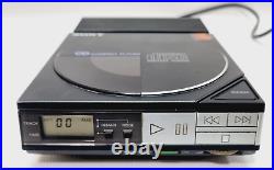 SONY D-50 Compact Disc Player Discman Rare Black NOT WORKING