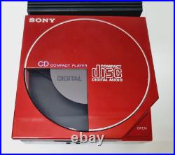 SONY D-50 Compact Disc Player Discman Rare Red Edition NOT WORKING