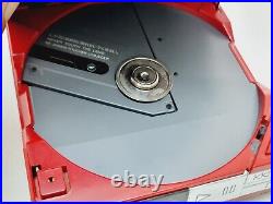 SONY D-50 Compact Disc Player Discman Rare Red Edition NOT WORKING