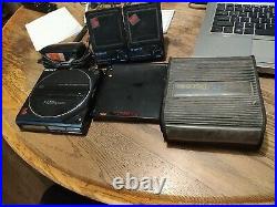 SONY D-55 DISCMAN CD PLAYER WithSONY BATTERY PACK BP-200 & POUCH please read