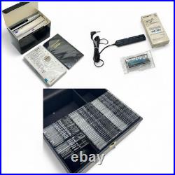 SONY D-82 CD WALKMAN Compact Disc Compact Player Black SET JUNK