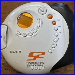 SONY D-CS901 S2 Sports Walkman / Discman / MP3 CD Player VGC CLEANED/TESTED