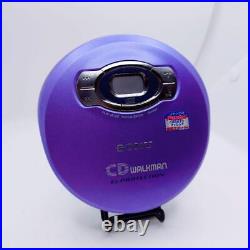 SONY D-E660 cd walkman player blue used tested work japan import