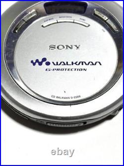 SONY D-E666 cd walkman player G Protection used tested work japan import