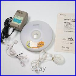 SONY D-EJ002 Walkman Portable CD Player white Operation Confirmed Used Tested JP