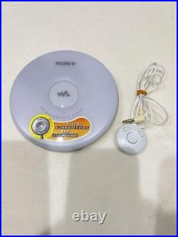 SONY D-EJ002 cd walkman player G Protection white used work japan import