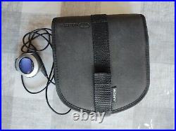 SONY D-EJ01 RARE 20th Anniversary CD Walkman + Carry Case Tested & Working