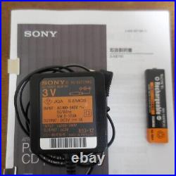 SONY D-EJ1000 CD Walkman portable CD player operation confirmed