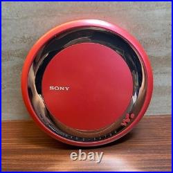 SONY D EJ700 Pink CD Walkman Portable CD Player Timepiece Genuine Authentic