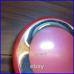 SONY D EJ700 Pink CD Walkman Portable CD Player Timepiece Genuine Authentic