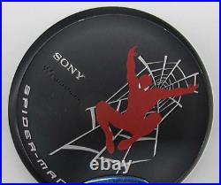 SONY D-EJ775 Black CD Walkman Spider Man Limited Edition discman Headphone Jack