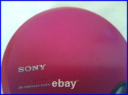 SONY D-EJ775 Portable CD player Walkman Pink Good