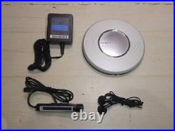 SONY D-EJ785 Portable CD Player Walkman With Remote Control Good Condition White