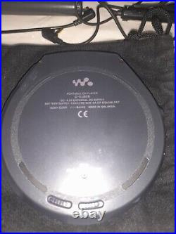 SONY D-EJ825 Slim CD Walkman / Discman / Portable CD Player Purple BOXED