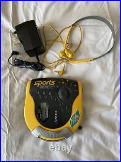 SONY D-ES51 Sports Discman ESP2 Portable CD Player Yellow (D-ES51)