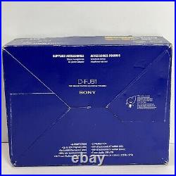 SONY D-FJ61 Skip Free G-PROTECTION FM/AM Radio CD Player New Opened Box