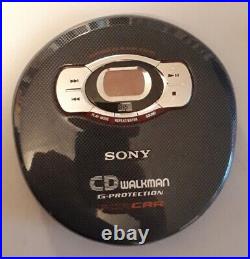 SONY D-MJ95 PORTABLE CAR CD PLAYER WALKMAN, LIKE NEW, TESTED, Original box
