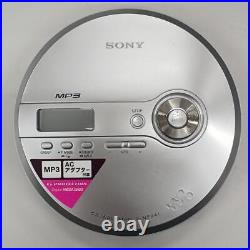 SONY D-NE241 CD Walkman MP3 Portable Japan CD Player Silver Used