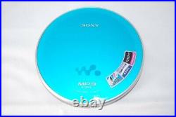 SONY D-NE730 CD Walkman Portable CD Player Blue Good