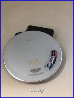 SONY D-NE730 CD Walkman Portable CD Player Silver Tested Used from Japan