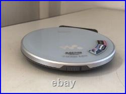 SONY D-NE730 CD Walkman Portable CD Player Silver Tested Used from Japan