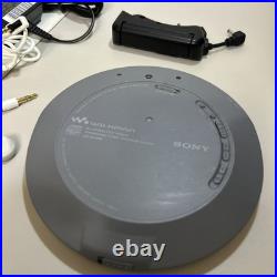 SONY D-NE730 CD Walkman Portable CD Player Silver Tested with Remote Japan