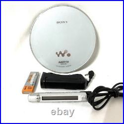 SONY D-NE730 CD Walkman Portable CD Player White Operation Confirmed from Japan