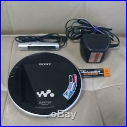 SONY D-NE730 Portable CD Player Black TESTED Working Good F/S