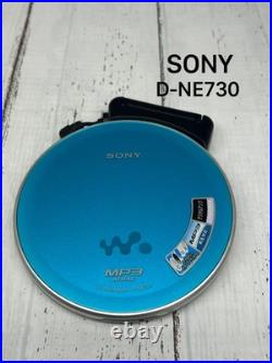 SONY D-NE730 Portable CD Player walkman 1st Generation Headphone Jack from Japan