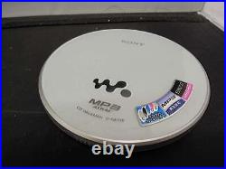 SONY D-NE730 Portable Compact Disc CD player SILVER