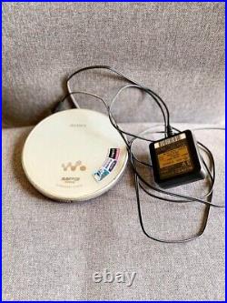 SONY D-NE730 S CD Walkman portable CD player White Operation Confirmed