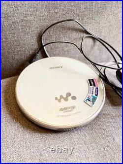 SONY D-NE730 S CD Walkman portable CD player White Operation Confirmed