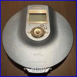 SONY D-NE900 CD Walkman Portable CD Player Silver Good