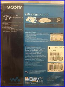 SONY D-NF420 CD Walkman Psyc Atrac3Plus CD/MP3/FM/AM/TV/WEATHER MP3 Player NEW