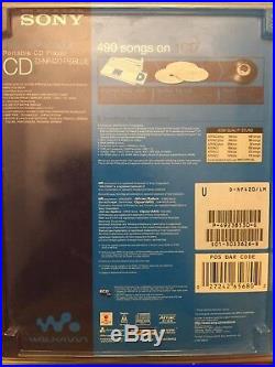 SONY D-NF420 CD Walkman Psyc Atrac3Plus MP3 PLAYER CD/MP3/FM/AM/TV/WEATHER NEW