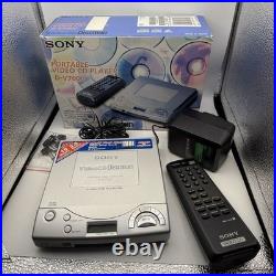 SONY D-V7000 Vintage Discman&VCD PLAYER Complete Accessories, Tested & Working