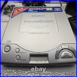 SONY D-V7000 Vintage Discman&VCD PLAYER Complete Accessories, Tested & Working