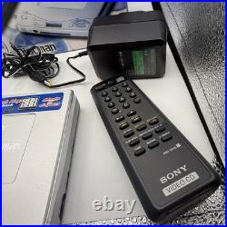 SONY D-V7000 Vintage Discman&VCD PLAYER Complete Accessories, Tested & Working