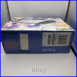 SONY D-V7000 Vintage Discman&VCD PLAYER Complete Accessories, Tested & Working