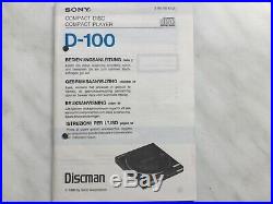 SONY DISCMAN D-100 HiFi CD-Player, Erstbesitz aus 1986 in neuwertigem Zustand