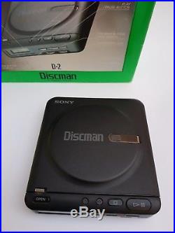 SONY DISCMAN D-2 CD COMPACT PLAYER Vintage! Made In JAPAN