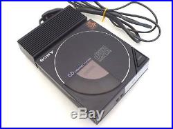 SONY DISCMAN D-50 & AC-Adapter D-50 Compact Disc Player Vintage 1980s parts only