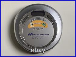 SONY DISCMAN D-EJ620 CD Player + Iron Maiden Metallica CD Bundle Sony Headphones