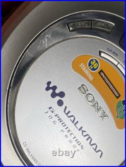 SONY DISCMAN D-EJ620 CD Player + Iron Maiden Metallica CD Bundle Sony Headphones
