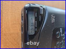 SONY DISCMAN D-T66 CD PLAYER with BOX & MANUAL Av Cord, Tested Works Great