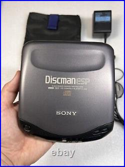 SONY DISCMAN ESP Portable CD Compact Player D-235 Bundle MINT CONDITION