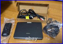 SONY DVP-FX810 PORTABLE CD/DVD PLAYER 8V Type LCD DOLBY DIGITAL Black