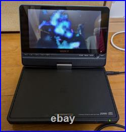 SONY DVP-FX810 PORTABLE CD/DVD PLAYER 8V Type LCD DOLBY DIGITAL Black
